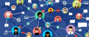 Personnes connectées sur Internet - social media