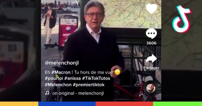 jean luc Mélanchon sur tik tok