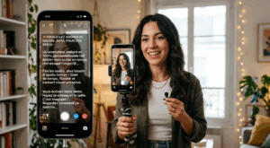 Le prompteur dans Instagram Reels